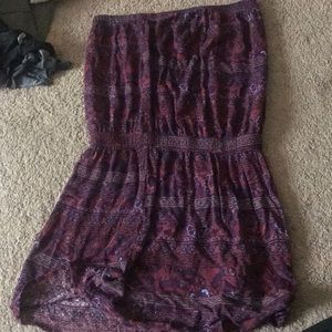 Strapless dress